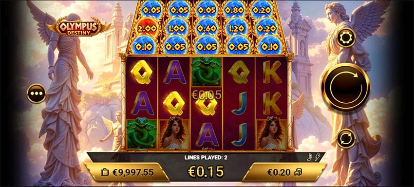 Olympus Destiny Slot Gameplay