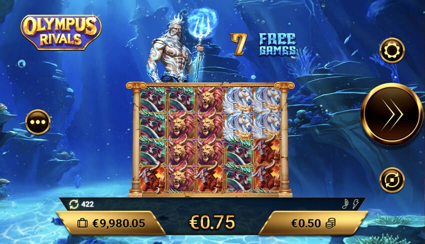 Olympus Rivals - Free Games Feature