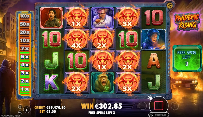 Sticky Wilds - Pandemic Rising Slot