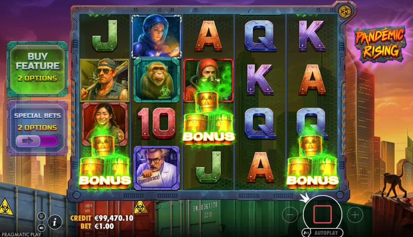 3 Bonus Symbols Trigger the Bonus Round