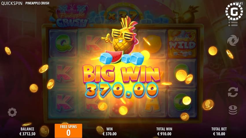 Pineapple Crush - Big Win