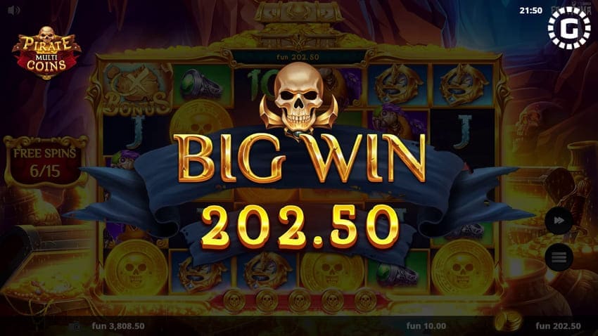 Big Win - Pirate Multi Coins Slot