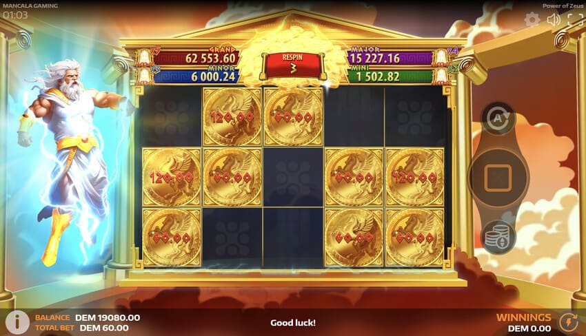 Power of Zeus - Bonus