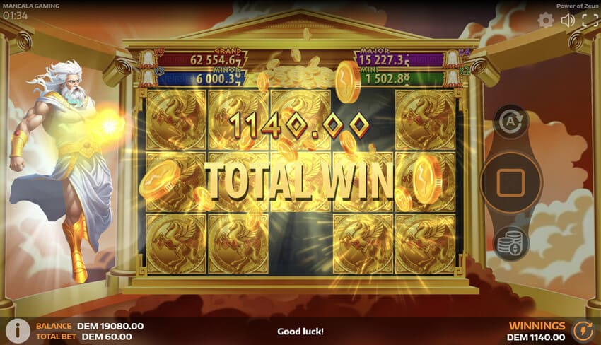 Power of Zeus - Big Win