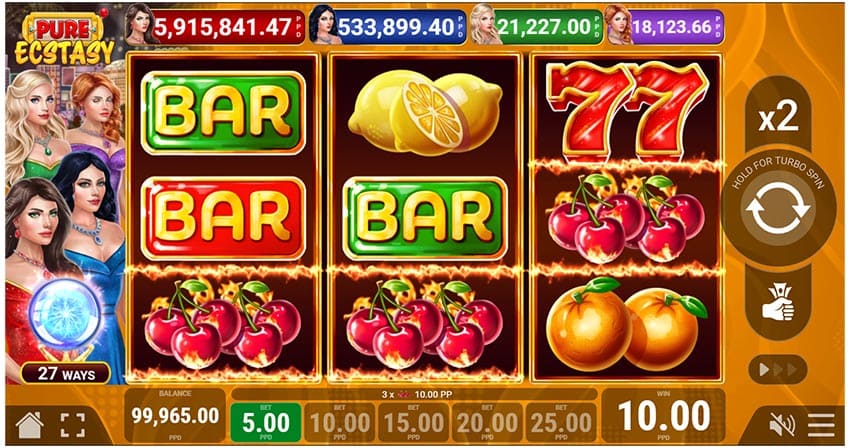 Pure Ecstasy Slot - Base Game