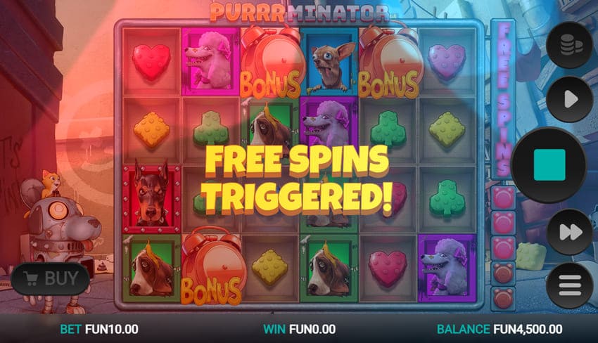 Wild/Scatter Symbol - Purrrminator Slot