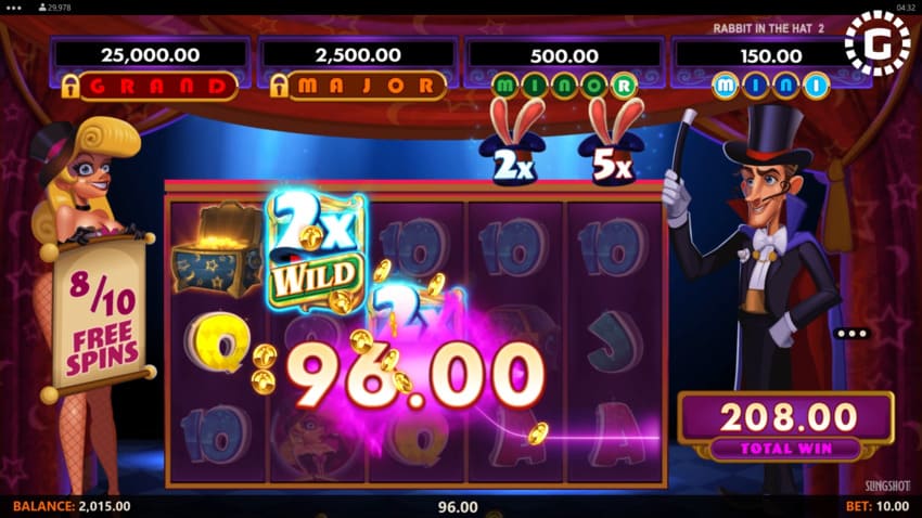 Rabbit In The Hat 2 - Free Spins