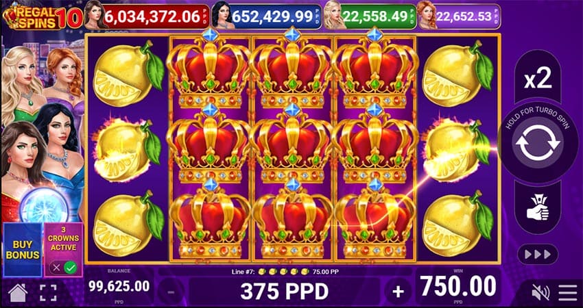 Regal Spins 10 - Three Expanding Wild Symbols