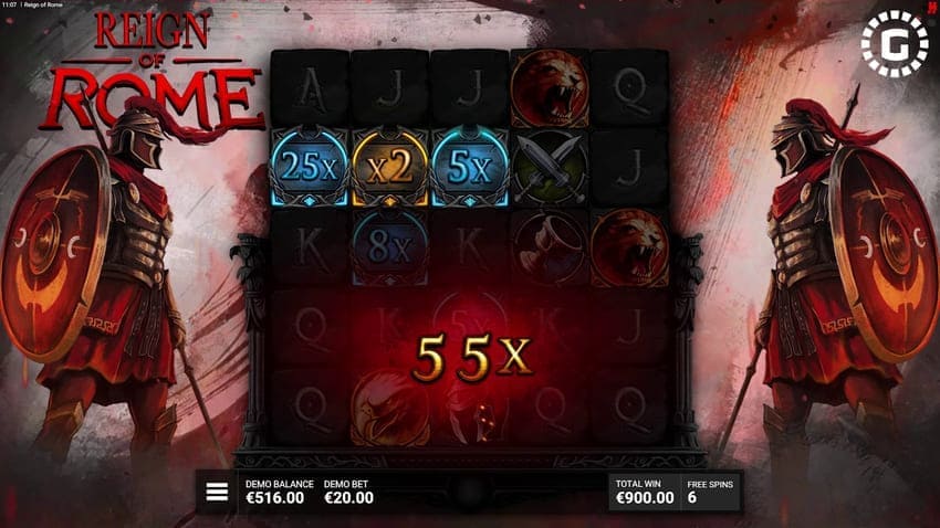Tribute Symbols - Reign of Rome Slot