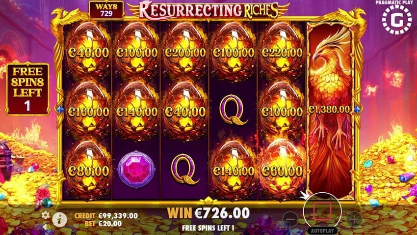Resurrecting Riches Slot - Free Spins