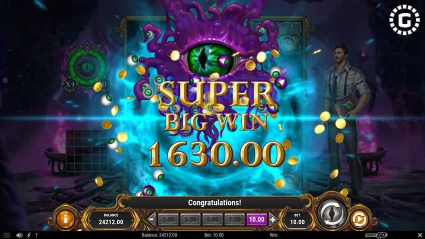 Rich Wilde and the Tome of Insanity - Big Win