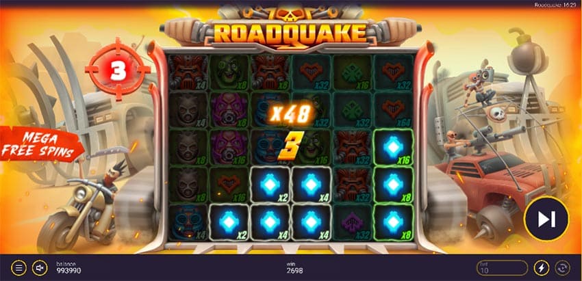 Roadquake - Multiplier Hotspots Feature