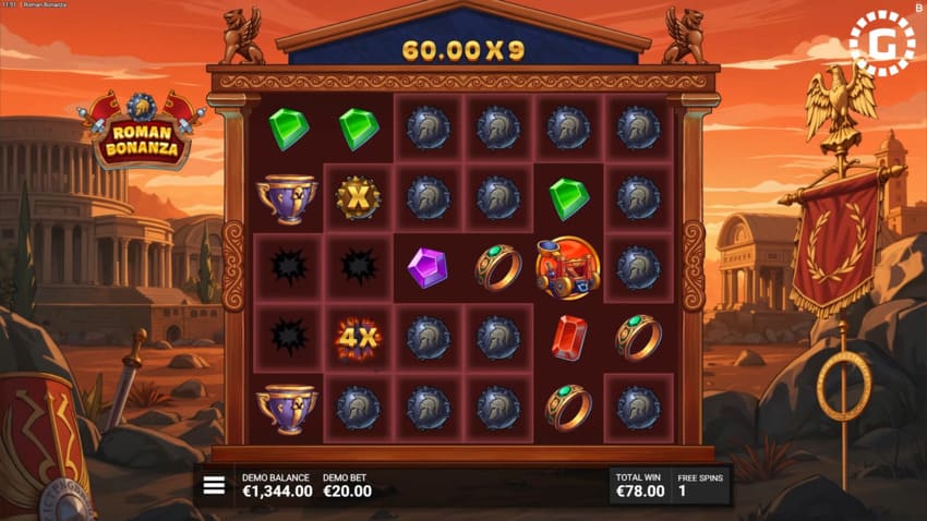 Roman Bonanza - Bomb Symbols