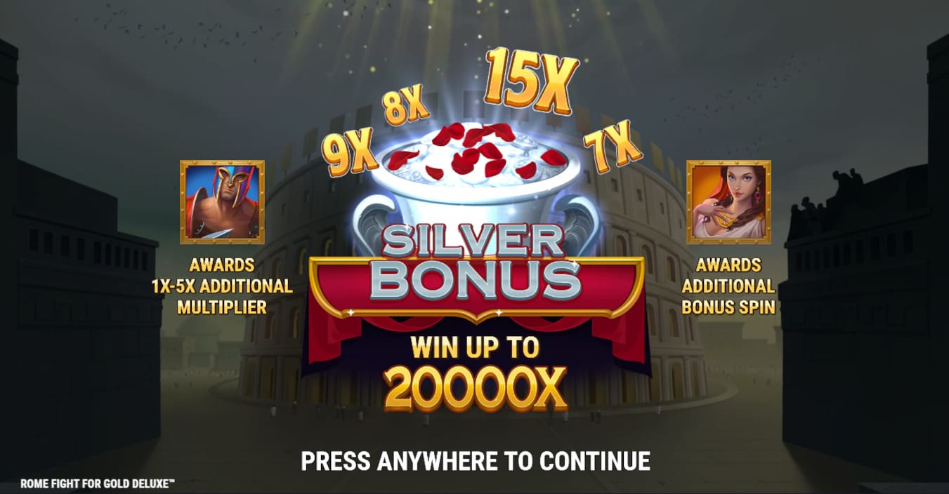 Rome Fight For Gold Deluxe Slot - Bonus Game