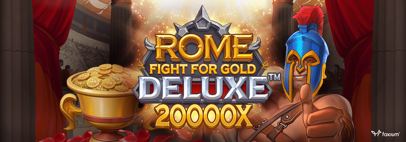 Rome Fight For Gold Deluxe Slot - Banner