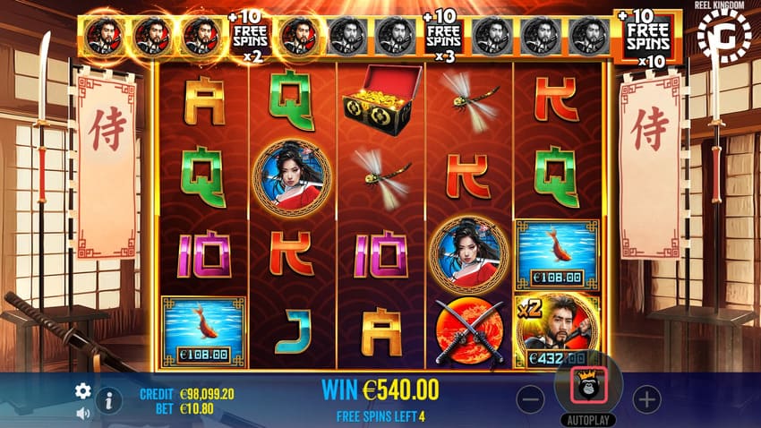 Samurai Code - Free Spins