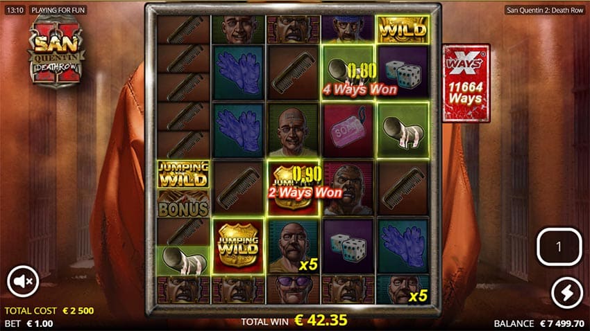 San Quentin 2 Slot - Base Game