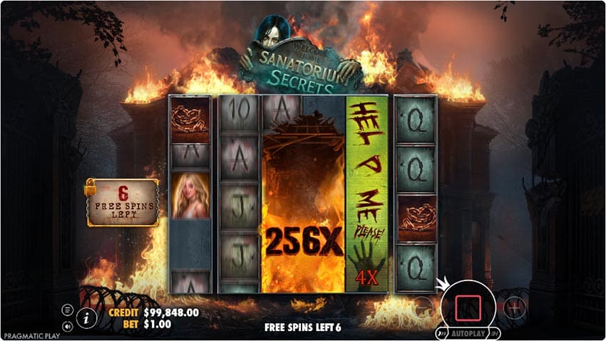 Sanatorium Secrets - Free Spins Event with 256x Multiplier