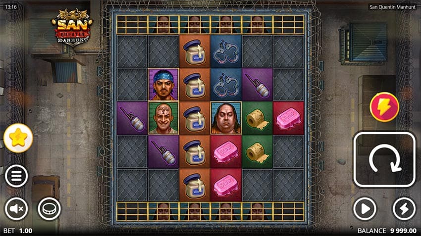 San Quentin Manhunt Slot - Base Game