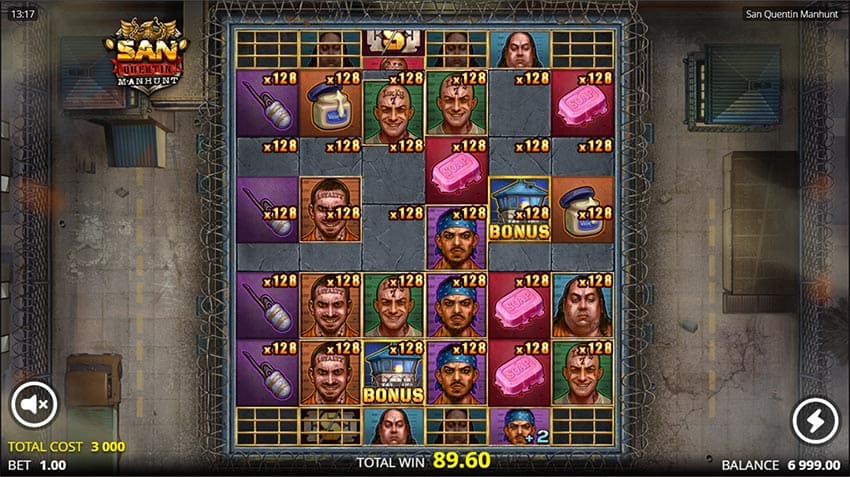 San Quentin Manhunt - Free Spin Mode