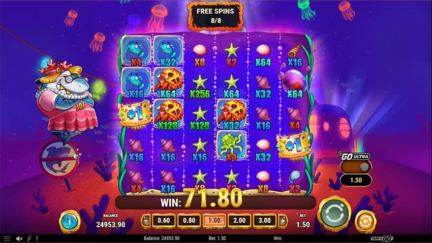 Shark Feast - Free Spins Feature