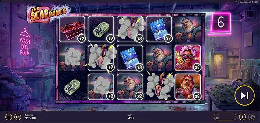 The Soapranos Super Free Spins - Only Disruption Wilds Remain