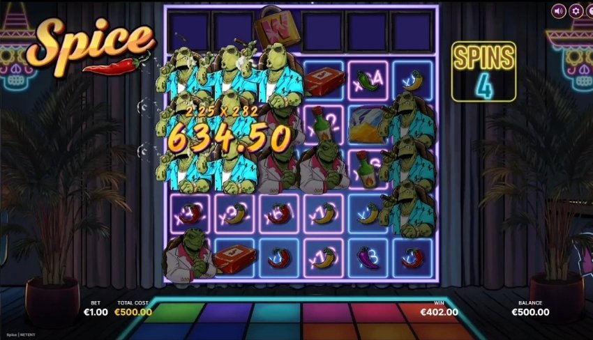 Spice Slot - Super Free Spins Bonus Round