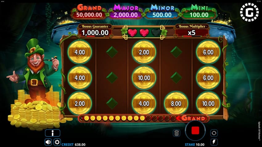 Splash of Riches - Re-Spins game