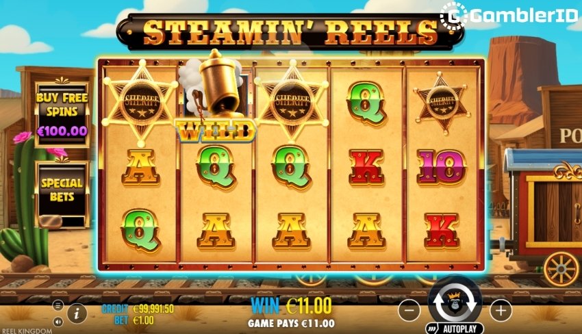 Steaming Reels Slot - Base Game