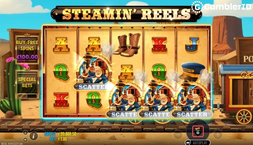 Four Scatters Symbols Trigger 15 Free Spins
