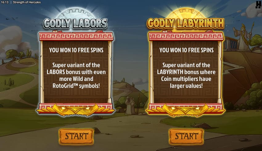 Bonus Choice - Strength of Hercules Slot