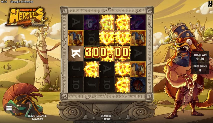 Godly Labors Free Spins  - Strength of Hercules Slot