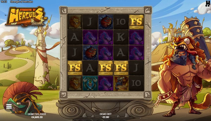 Scatter Symbols - Strength of Hercules Slot