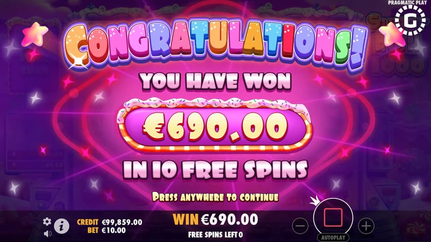 Sugar Rush 1000 - Big WIn