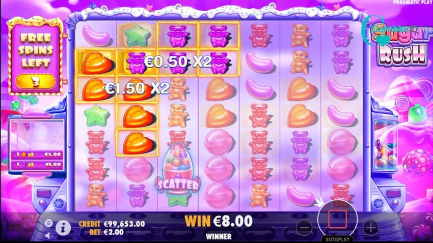 Sugar Rush - Multiplier Spots