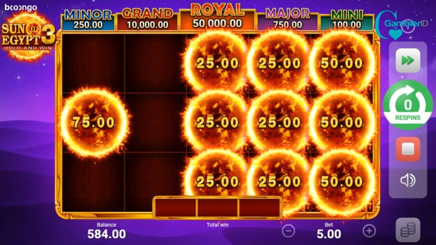 Sun of Egypt 3 Hold and Win - Hold and Spin