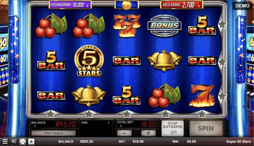 Super 60 stars - Base Game