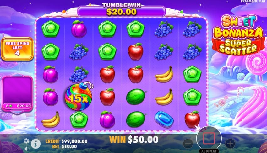Multiplier Symbol - Sweet Bonanza Super Scatter