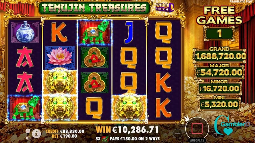 Temujin Treasures - Free Spins