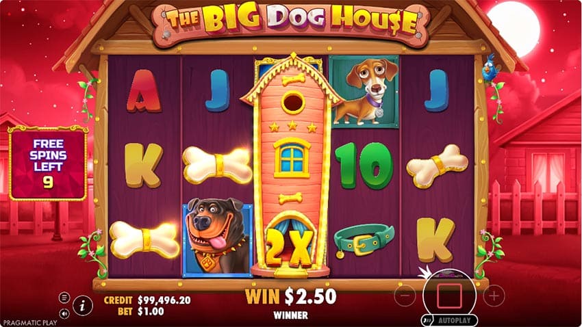 The Big Dog House - Free Spins Bonus