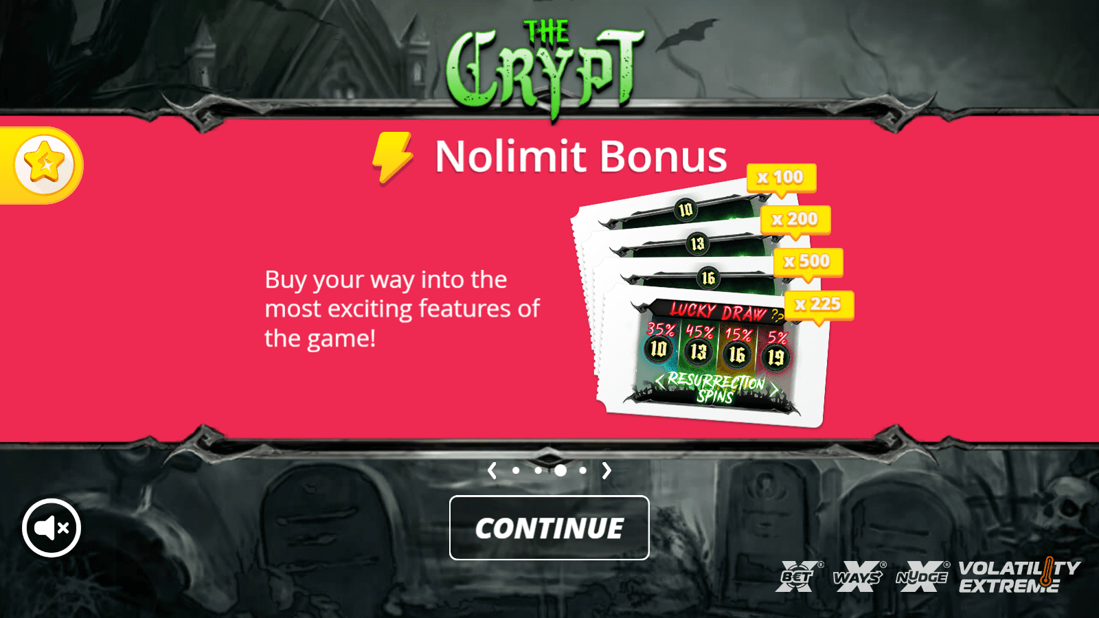 The Crypt Slot - Bonus Buy Feature