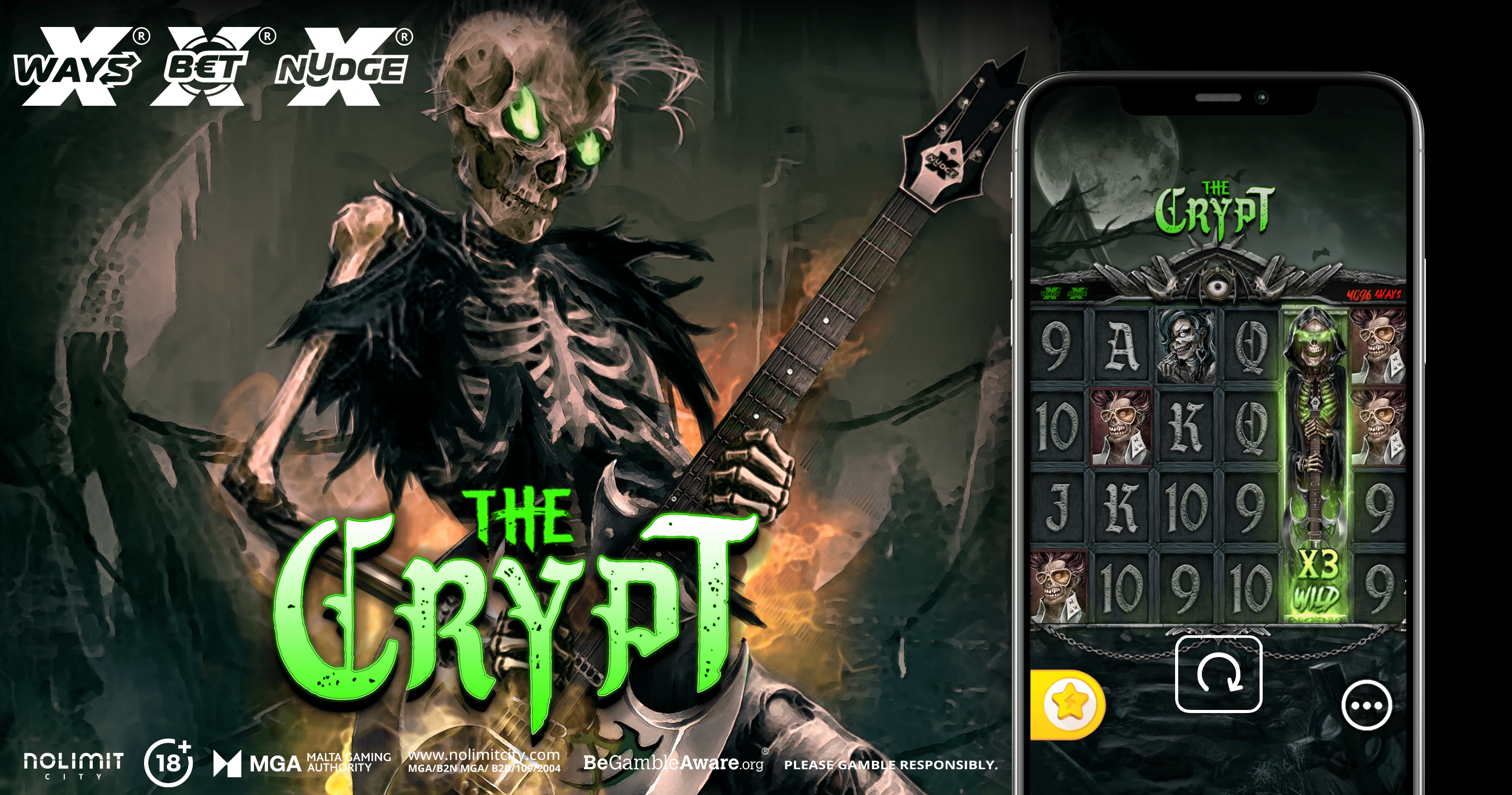 The Crypt Slot - Banner