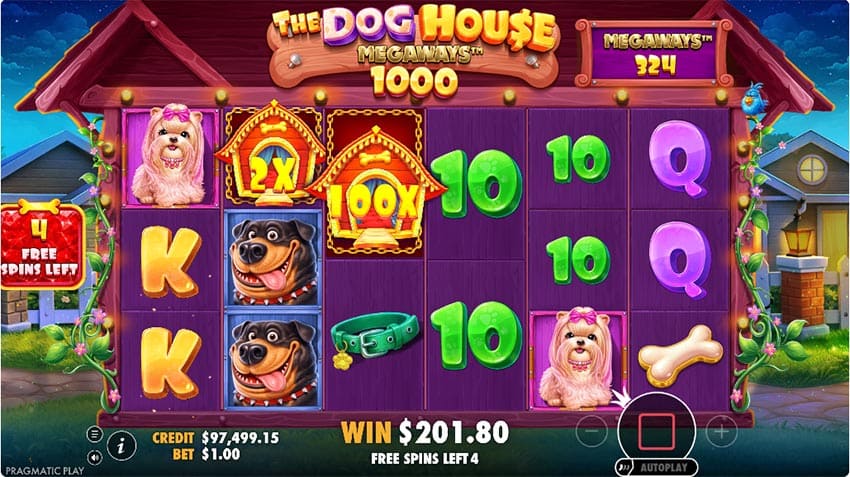 The Dog House Megaways 1000 - Super Bonus FS 