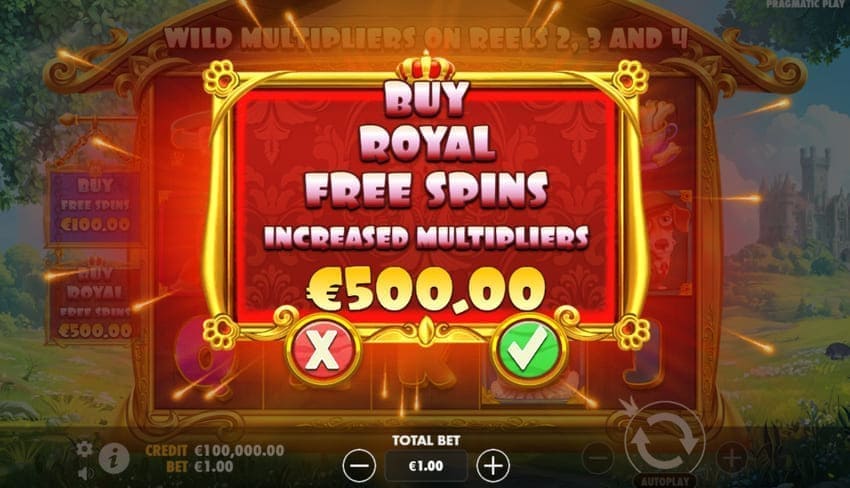 Buy Royal Free Spins - The Dog House Royal Hunt Slot