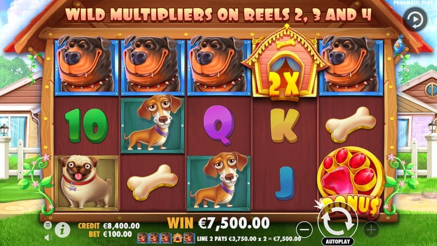 Wild Win - The Dog House 