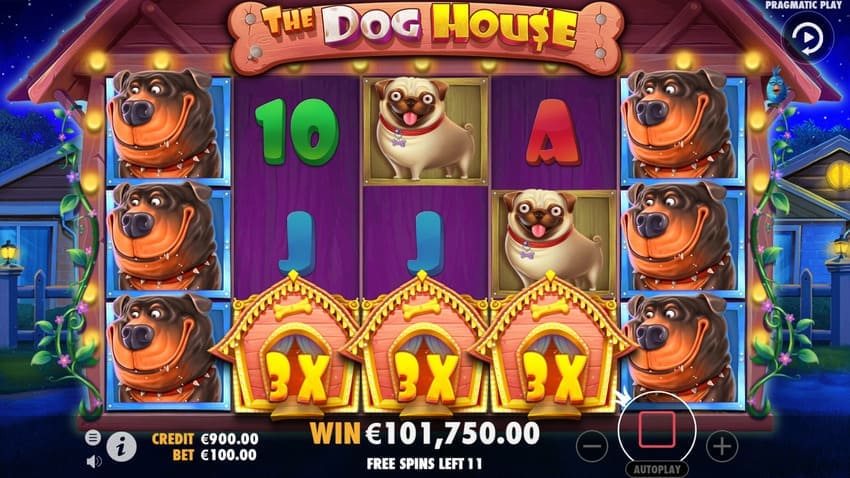 Free Spins - The Dog House 