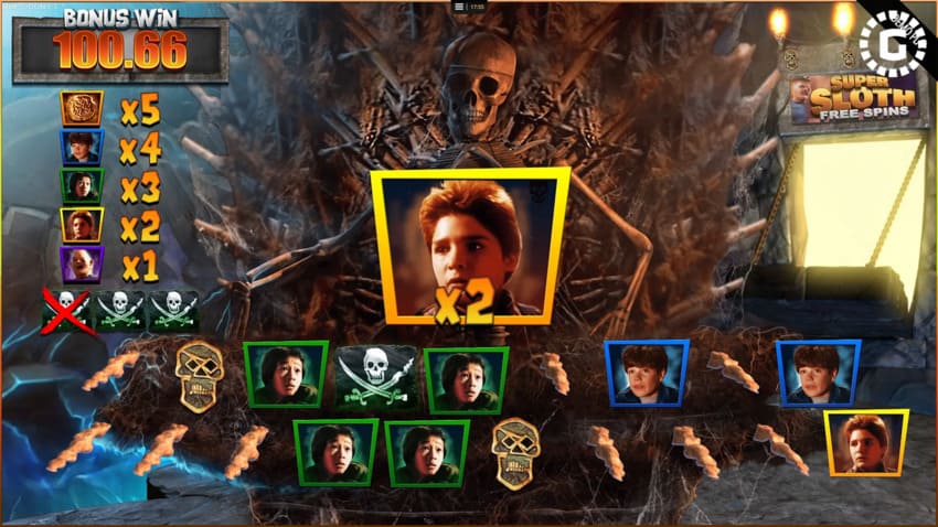 The Goonies - Skeleton Organ Bonus
