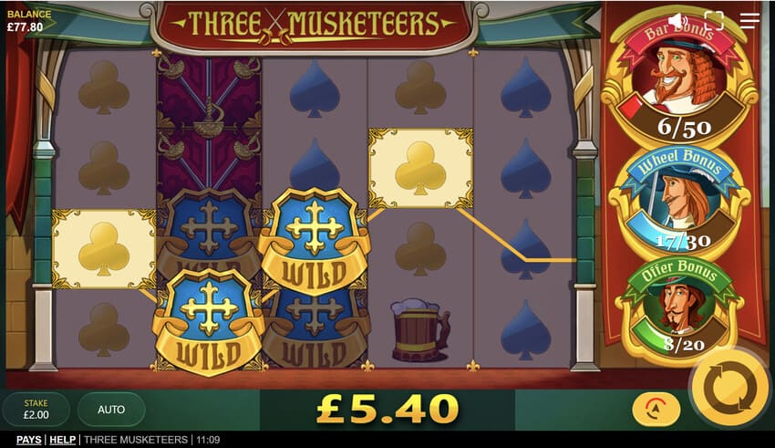 Three Musketeers - Aramis Bonus
