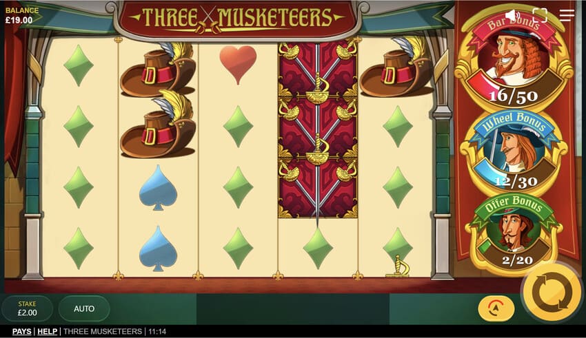 Three Musketeers - Base Game