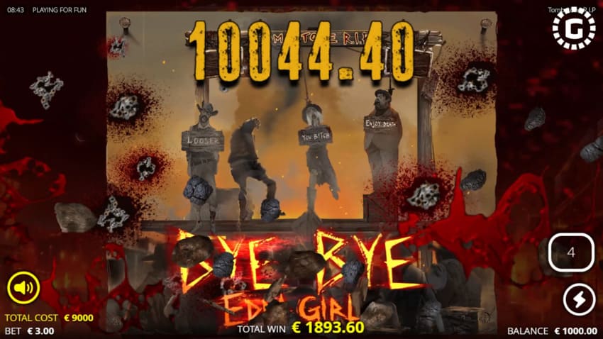 Tombstone RIP - Big Win